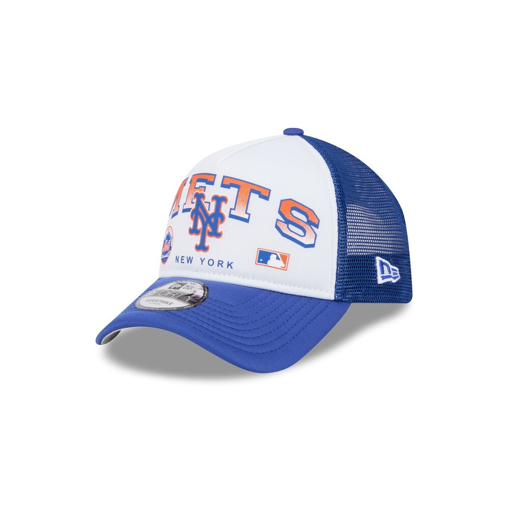 New Era New York Mets Sport Classics 9FORTY A-Frame Trucker Hat - One Size